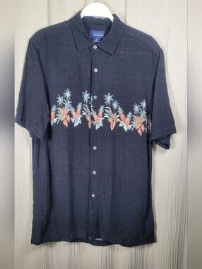 Arthouse Black Pineapple-Print Camp Shirt Hawaiian Tropical